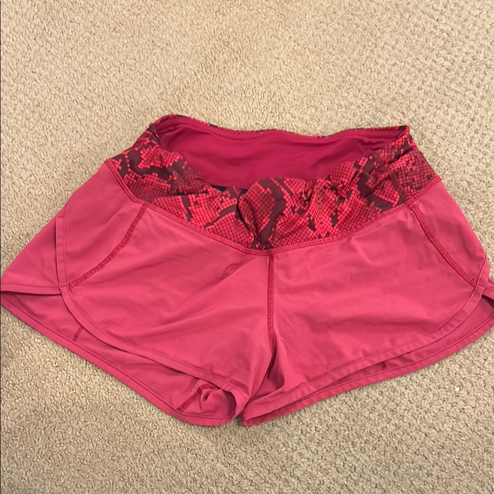 Lululemon speed up shorts size 4
